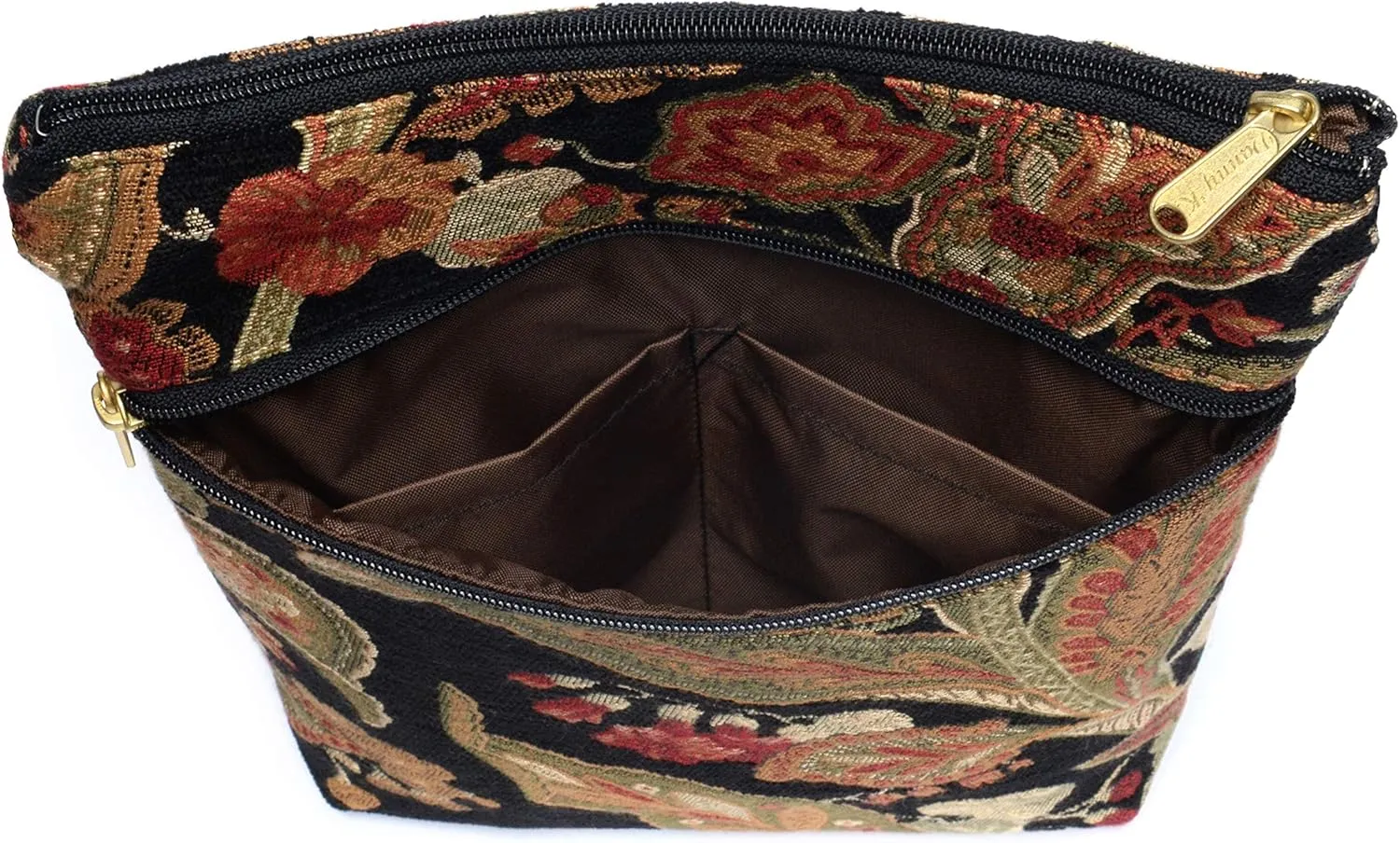 Danny K. Women's Tapestry Bella Purse Crossbody Handbag, Adjustable Cord, Handmade in USA