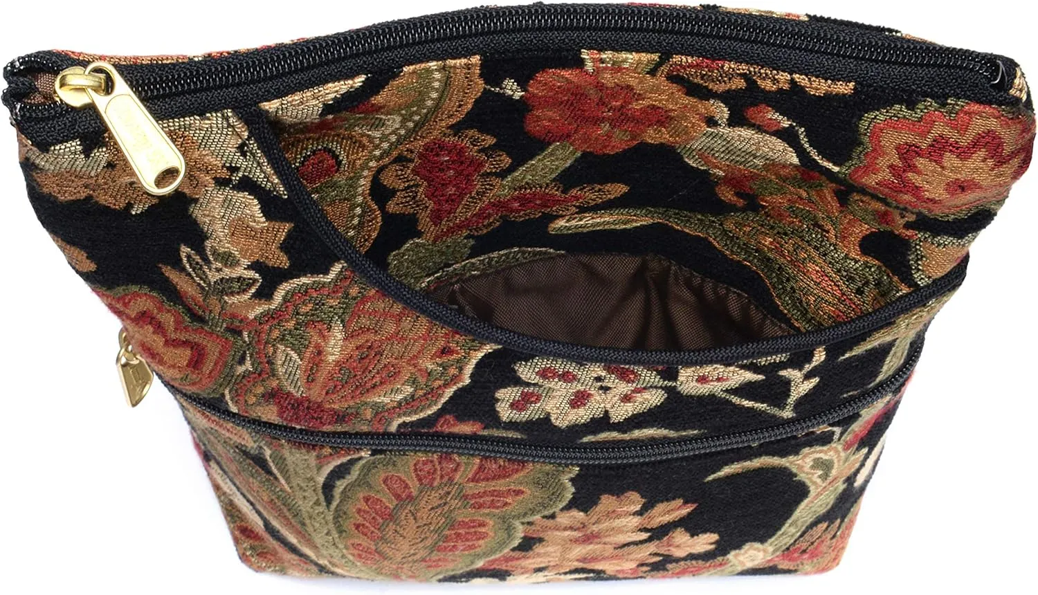 Danny K. Women's Tapestry Bella Purse Crossbody Handbag, Adjustable Cord, Handmade in USA