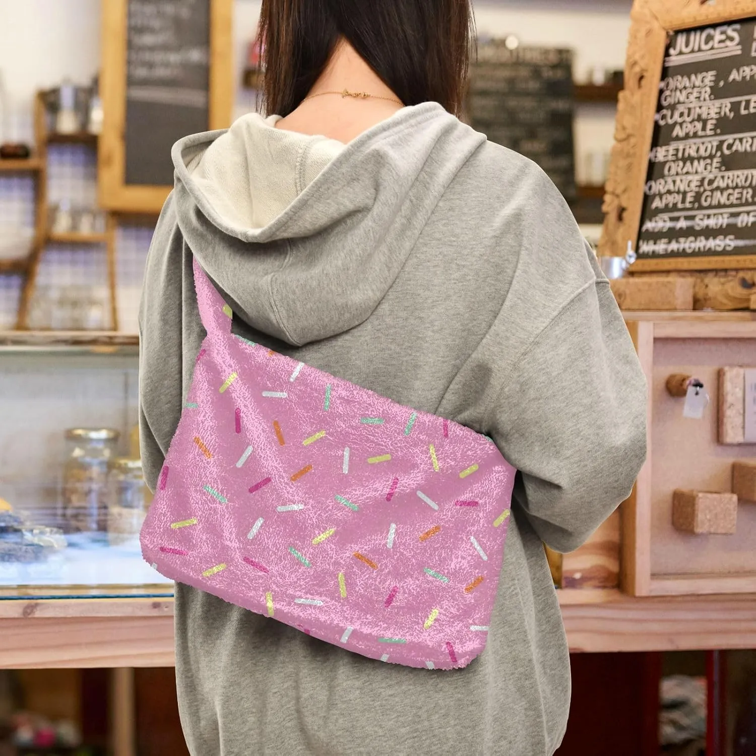 Dinosaur Shoulder Bag, Handbag with Zipper Closure, Hand Bag for Ladies