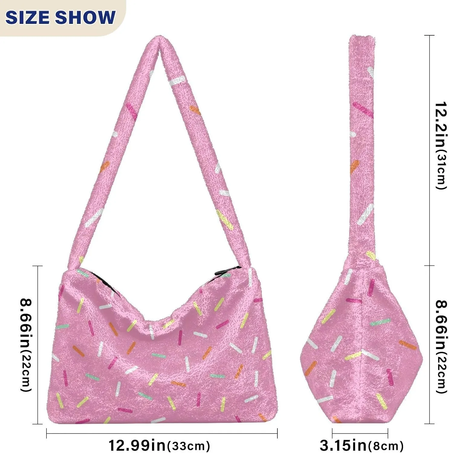 Dinosaur Shoulder Bag, Handbag with Zipper Closure, Hand Bag for Ladies