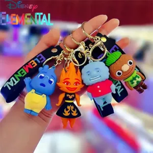 Elemental Characters 3D Keychain