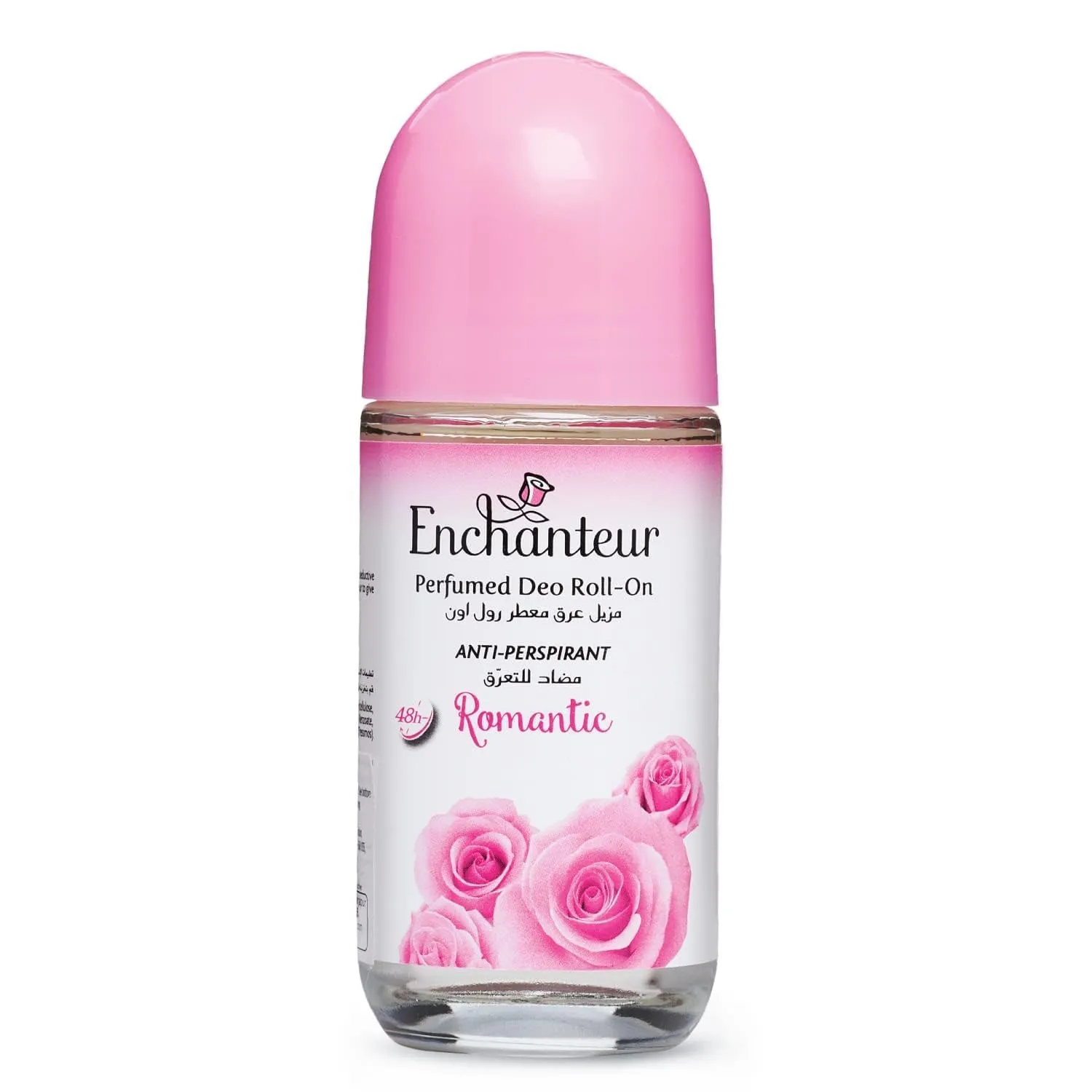 Enchant.eur Romantic Perspirant Deodorant Roll-On For Women | 48-Hours Long Odour Protection Soothing | Floral French Fragrance | Quick Drying | 50ml/1.69fl oz
