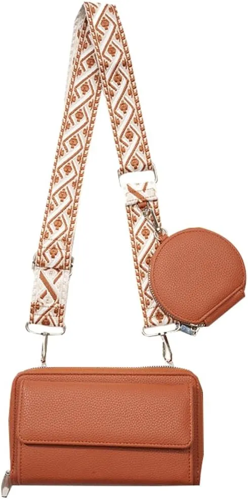 Epsion Crossbody Purse for Women Small Purse Bag Lightweight Shoulder Handbags PU Leather Bag Travel Work Party