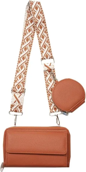 Epsion Crossbody Purse for Women Small Purse Bag Lightweight Shoulder Handbags PU Leather Bag Travel Work Party