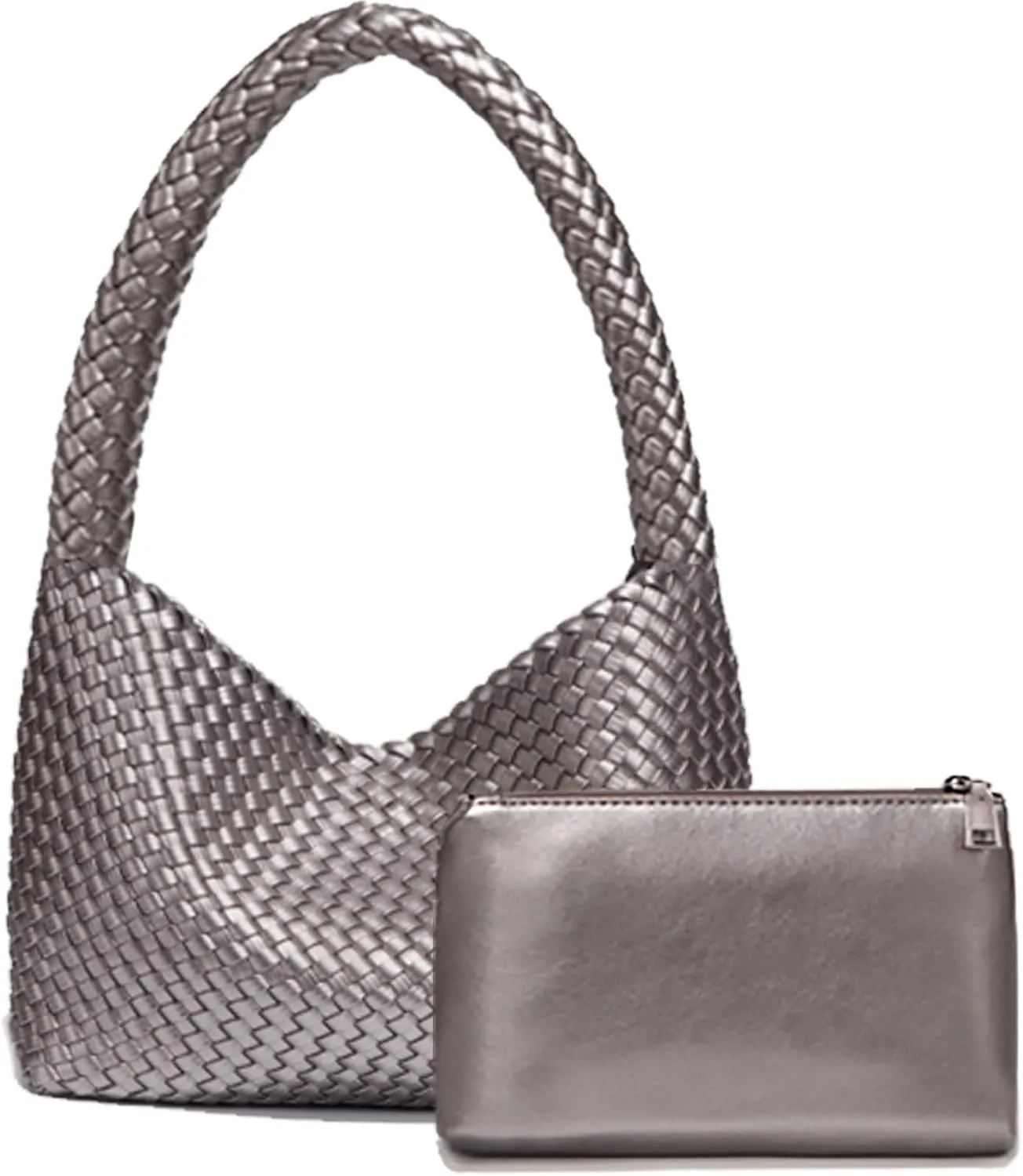 Fashion Designer Handbags and Purses, Women Shoulder Bag, Casual Hand Woven Shopping Tote Hobo, Ladies Underarm Bags