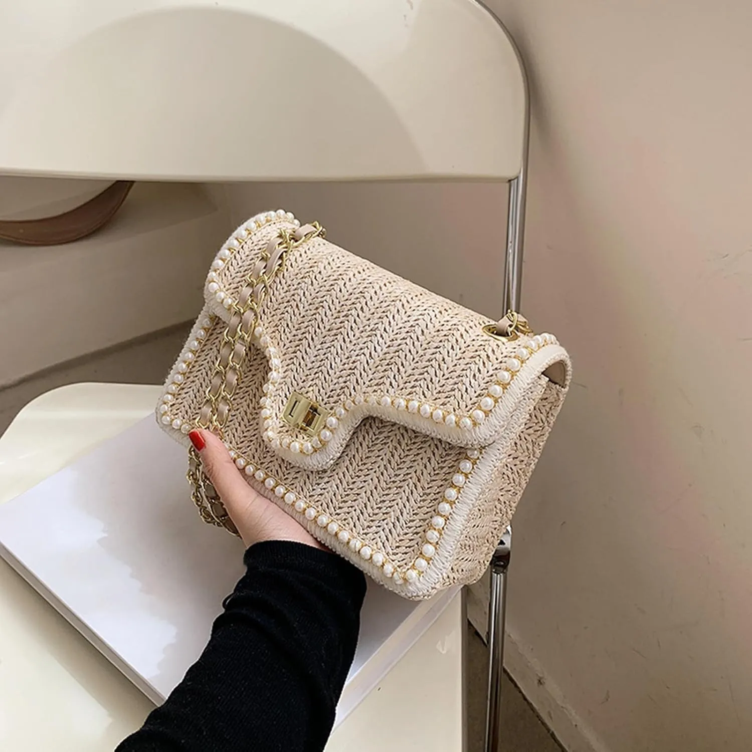 Fashion Shoulder Bag - Cases for Women, Trendy Vegan Handbags | Adjustable Guitar Strap Joint Bucket, Deltoid Sacks Matrons,