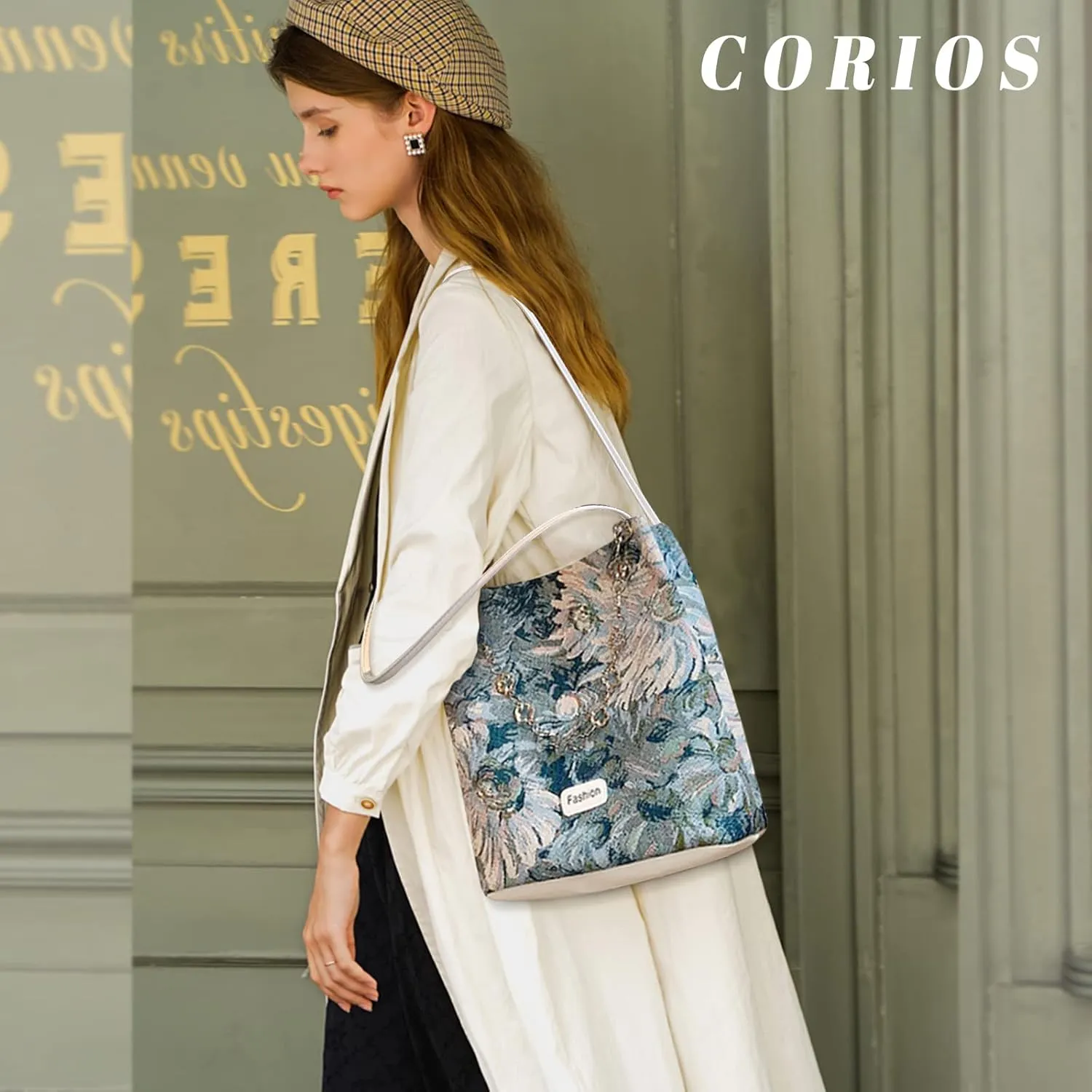 Fashion Women Handbag Bucket Tote Bag Casual Shoulder Bag
