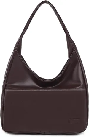 Faux Leather Tote Bag, Shoulder Bag for Women Satchel Handbag Crossbody Soft Women's Hobo Handbags