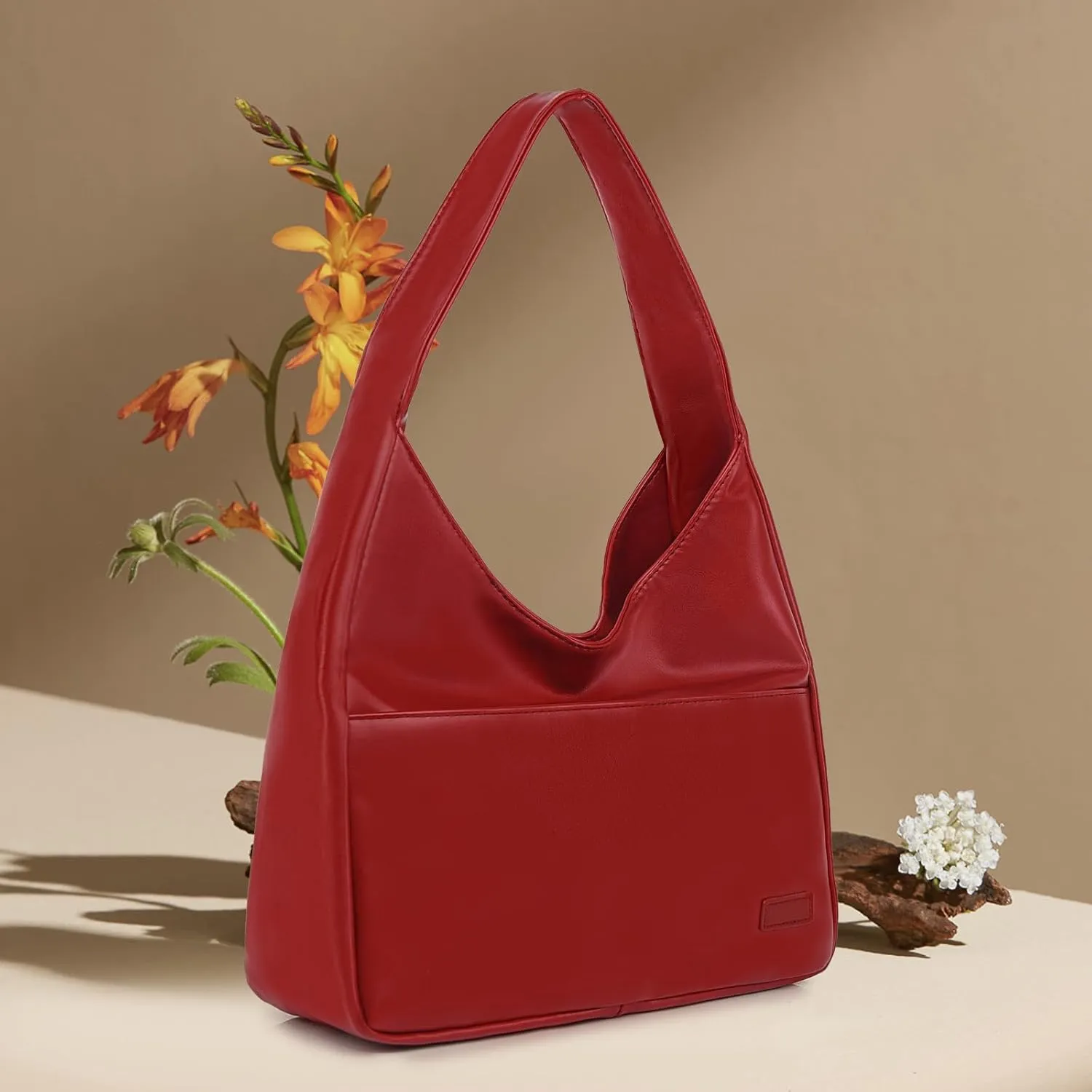 Faux Leather Tote Bag, Shoulder Bag for Women Satchel Handbag Crossbody Soft Women's Hobo Handbags