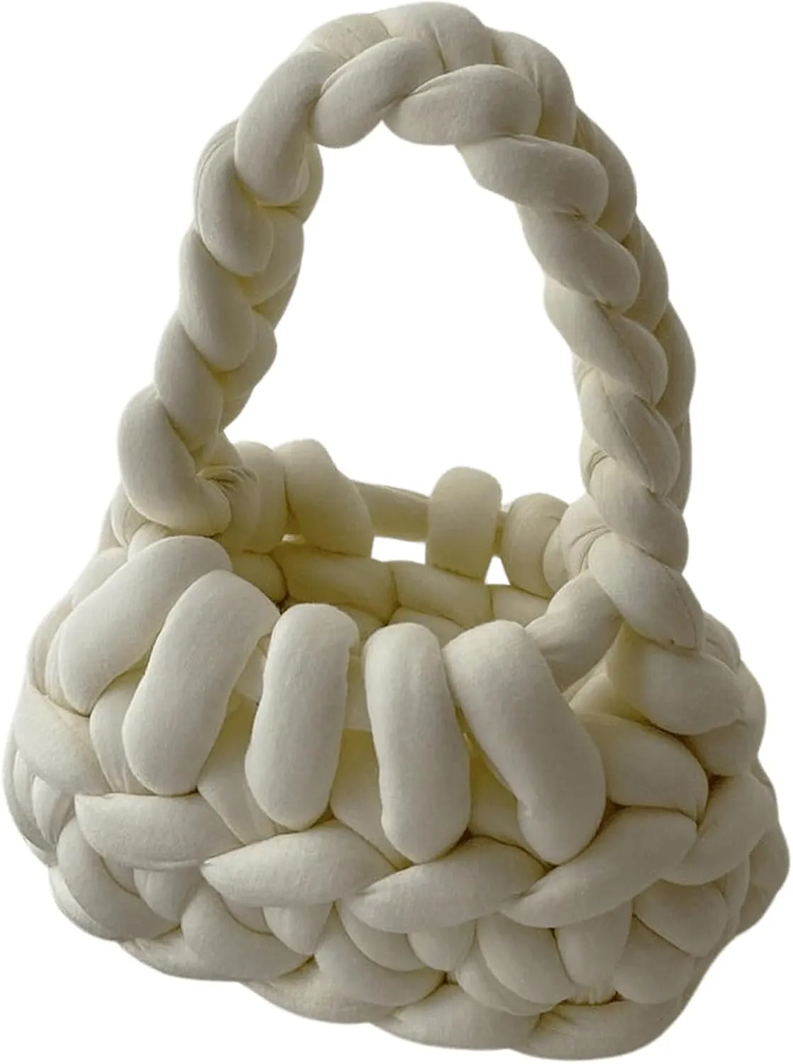 Floerns Women's Chunky Yarn Knit Shoulder Bag Crochet Handbags Hobo Tote Bag Clutch Purse