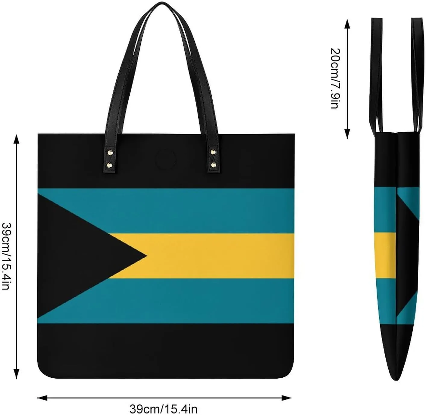 Floral Bird Tropical Paradise Hawaii Leather Handbag with Large Space, Fashionable Handbag