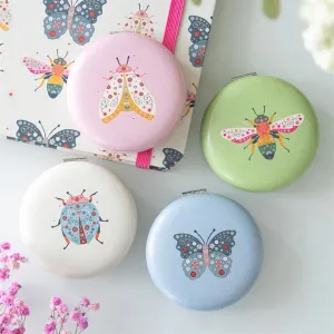 Floral Bug Compact Mirror