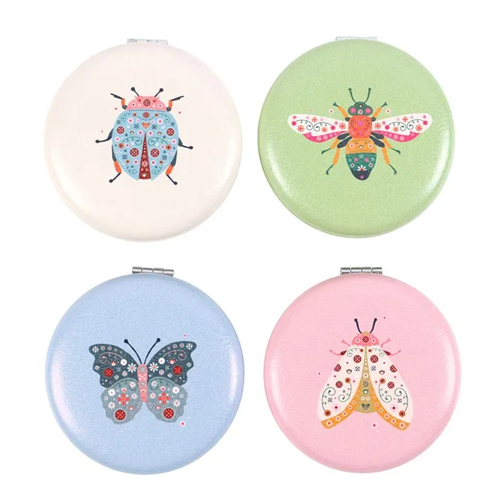 Floral Bug Compact Mirror