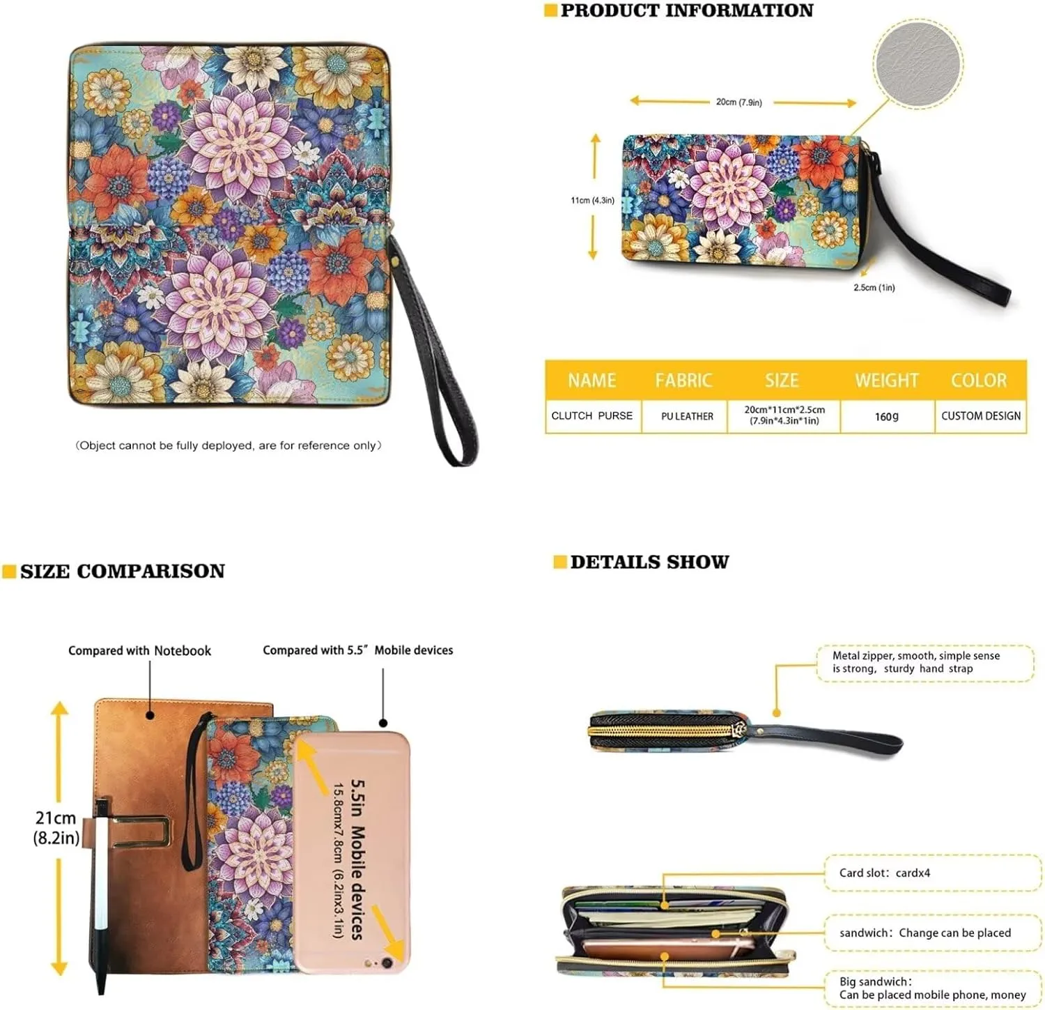 FOR U DESIGNS Leather Crossbody Bags for Women Trendy Travel Shoulder Satchel Handbags Zipper Closure Purse and Wallet Set