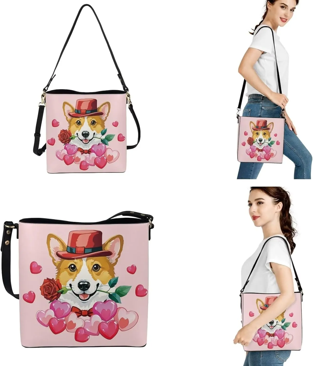 FOR U DESIGNS Trending Purses and Handbags for Women Leather Crossbody Shoulder Tote Bag for Work Gym Travel Satchel Bags