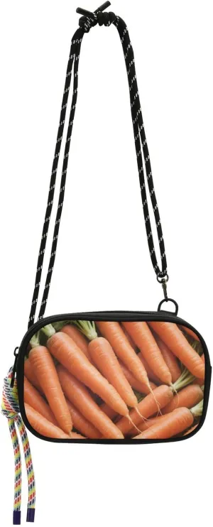 Fresh Carrot Vegetable Orange Side Bag Crossbody Womens Fashion with Adjustable Strap Women's Shoulder Handbags Walk dog