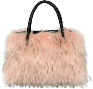 Furry Tote Bag for Women Fuzzy Faux Fur Large Tote Handbag Cute Soft Fluffy Purse Ladies Satchel