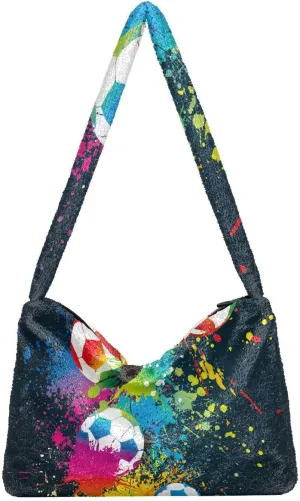 GAIGEO Fantasy World Flower Sea Shoulder Bag, Handbag Shoulder Bag, Crossbody Bookbag for Women