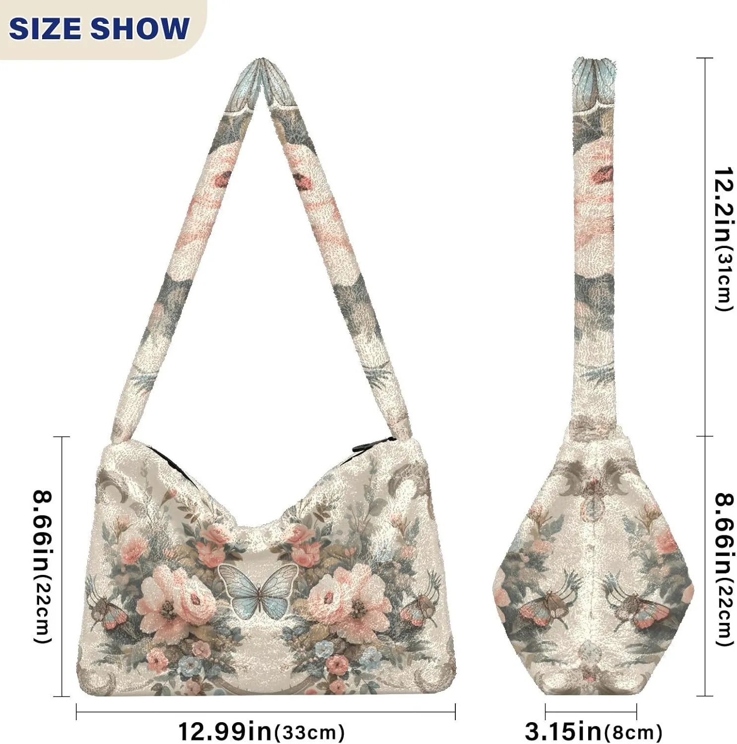GAIGEO Hawaiian Pineapple Flowers Womens Shoulder Bag, Medium Size Handbags, Womens Outdoor Bag
