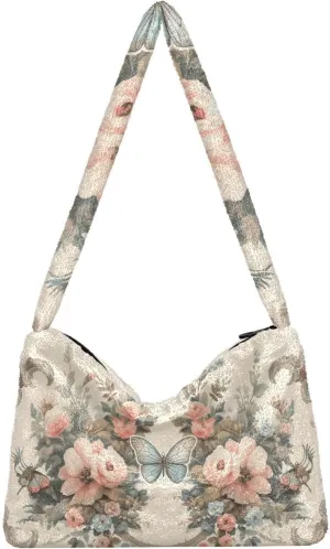 GAIGEO Hawaiian Pineapple Flowers Womens Shoulder Bag, Medium Size Handbags, Womens Outdoor Bag