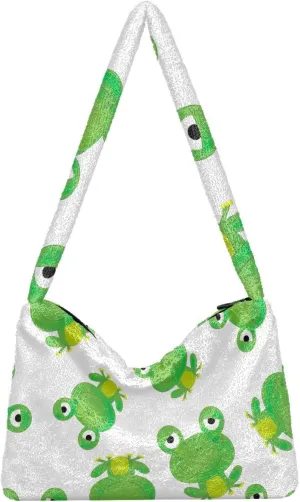 GAIGEO Hawaiian Pineapple Flowers Womens Shoulder Bag, Medium Size Handbags, Womens Outdoor Bag