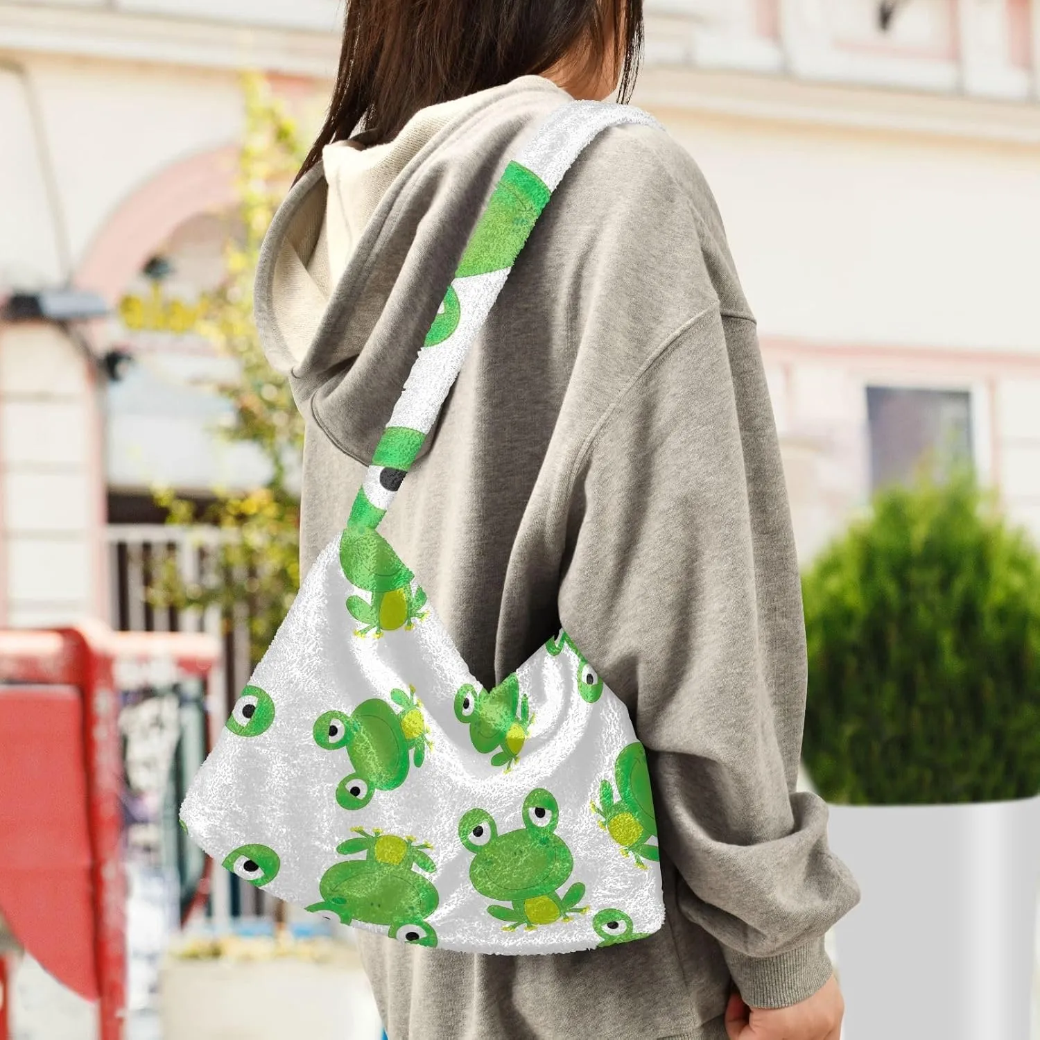 GAIGEO Hawaiian Pineapple Flowers Womens Shoulder Bag, Medium Size Handbags, Womens Outdoor Bag