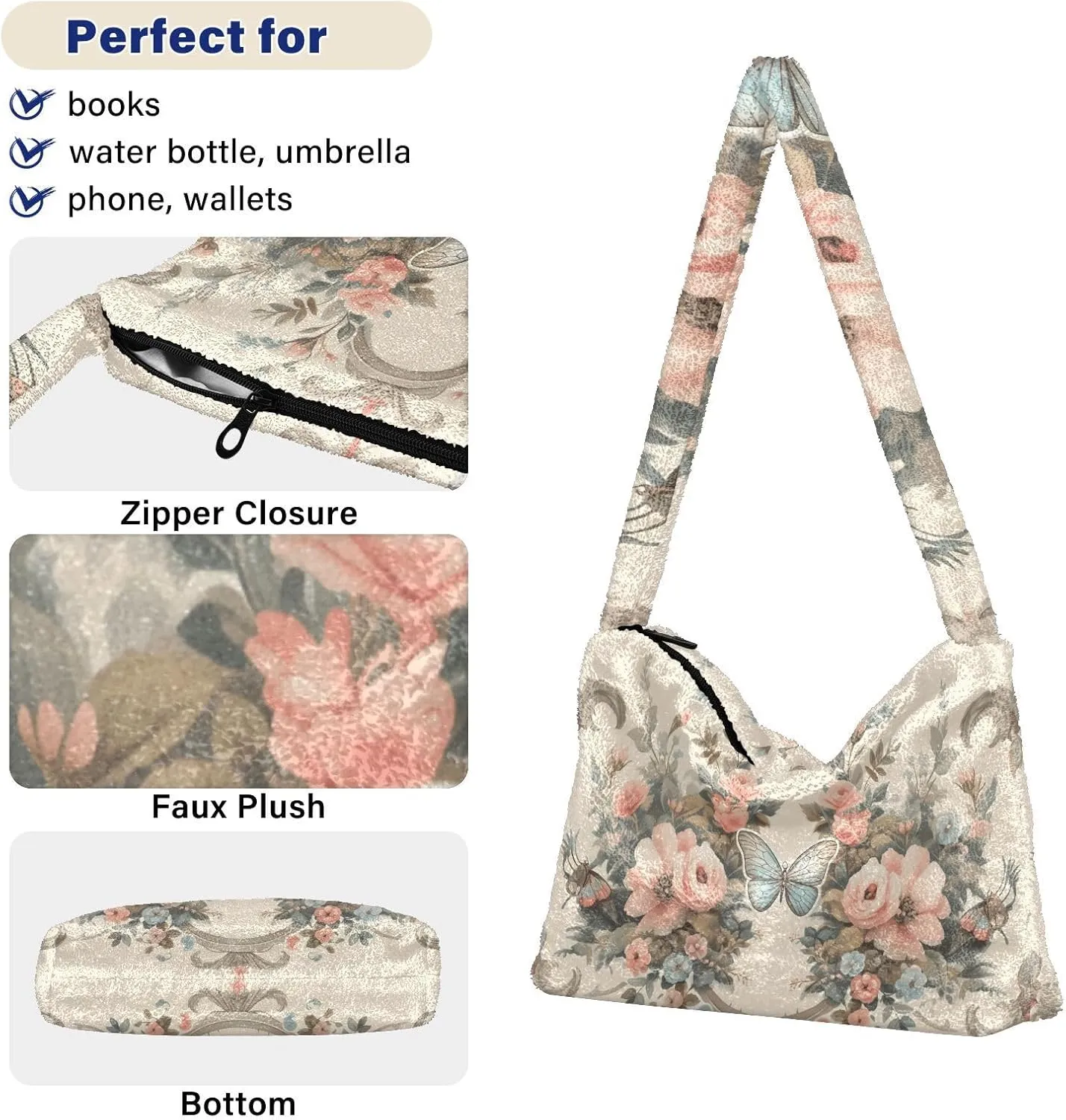 GAIGEO Hawaiian Pineapple Flowers Womens Shoulder Bag, Medium Size Handbags, Womens Outdoor Bag