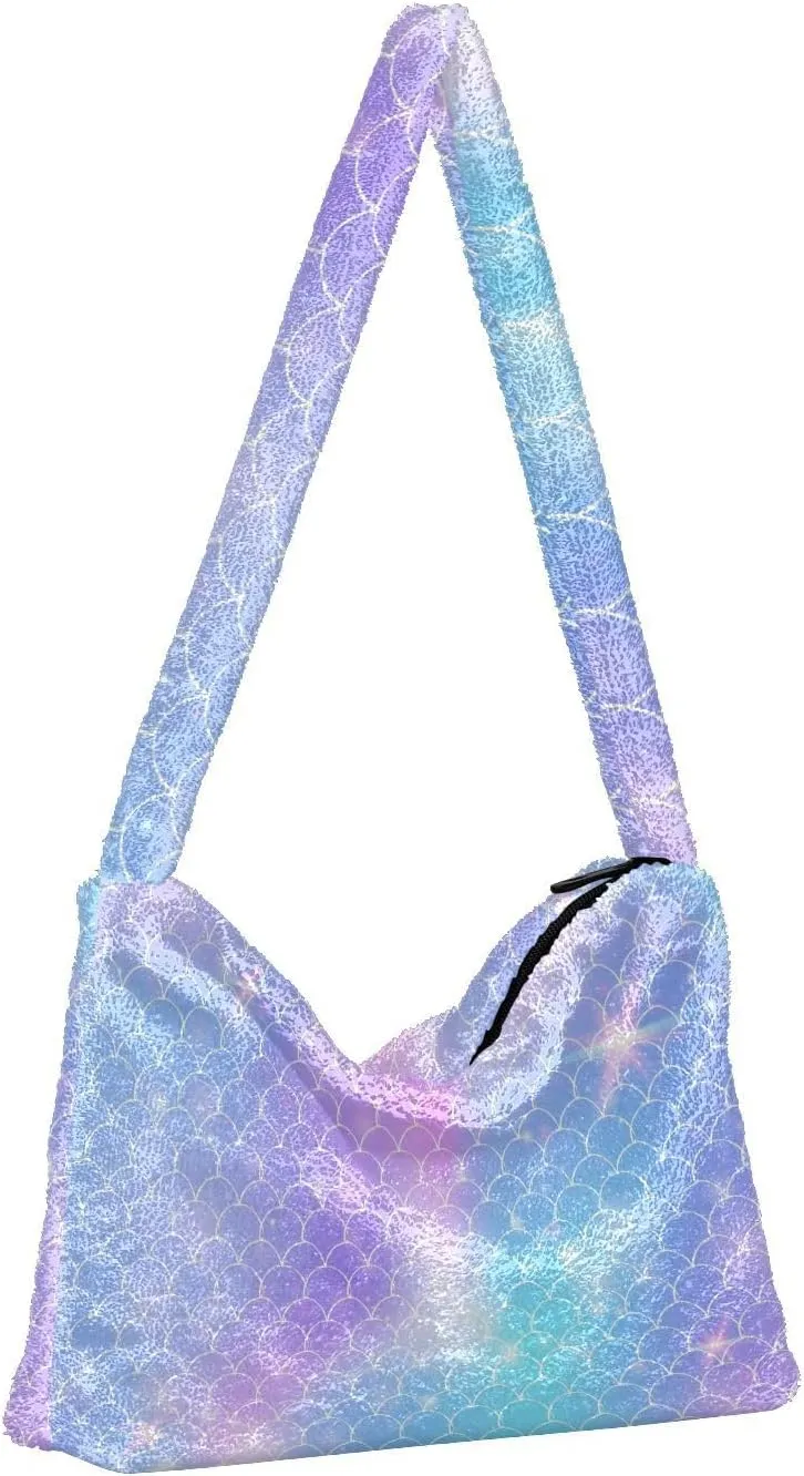 GAIGEO Kawaii Mermaid Rainbow Women's Shoulder Bag, Woman Handbags, Autumn Handbags