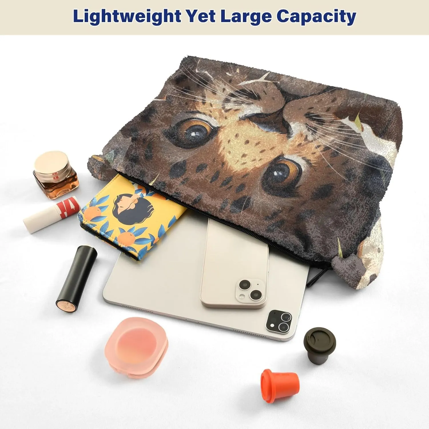 GAIGEO Little Bear Behind the Broken Wall Womens Shoulder Bag, Shoulder Bag with Pocket, Lightweight Handbags for Women