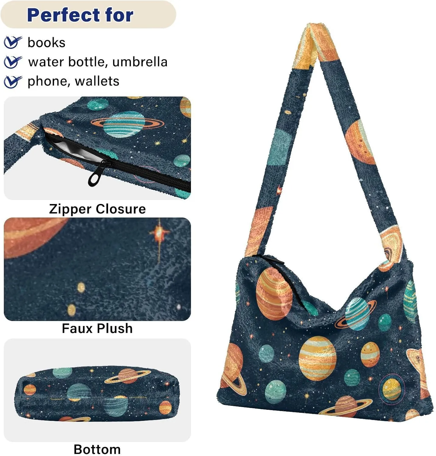 GAIGEO Mystical Fog Womens Shoulder Handbags, Handbags for Women Shoulder Bag, Womens Outdoor Bag