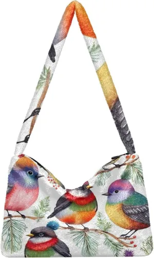 GAIGEO Orange Flower Shoulder Handbag, Handbags for Women Shoulder Bag, Autumn Handbags