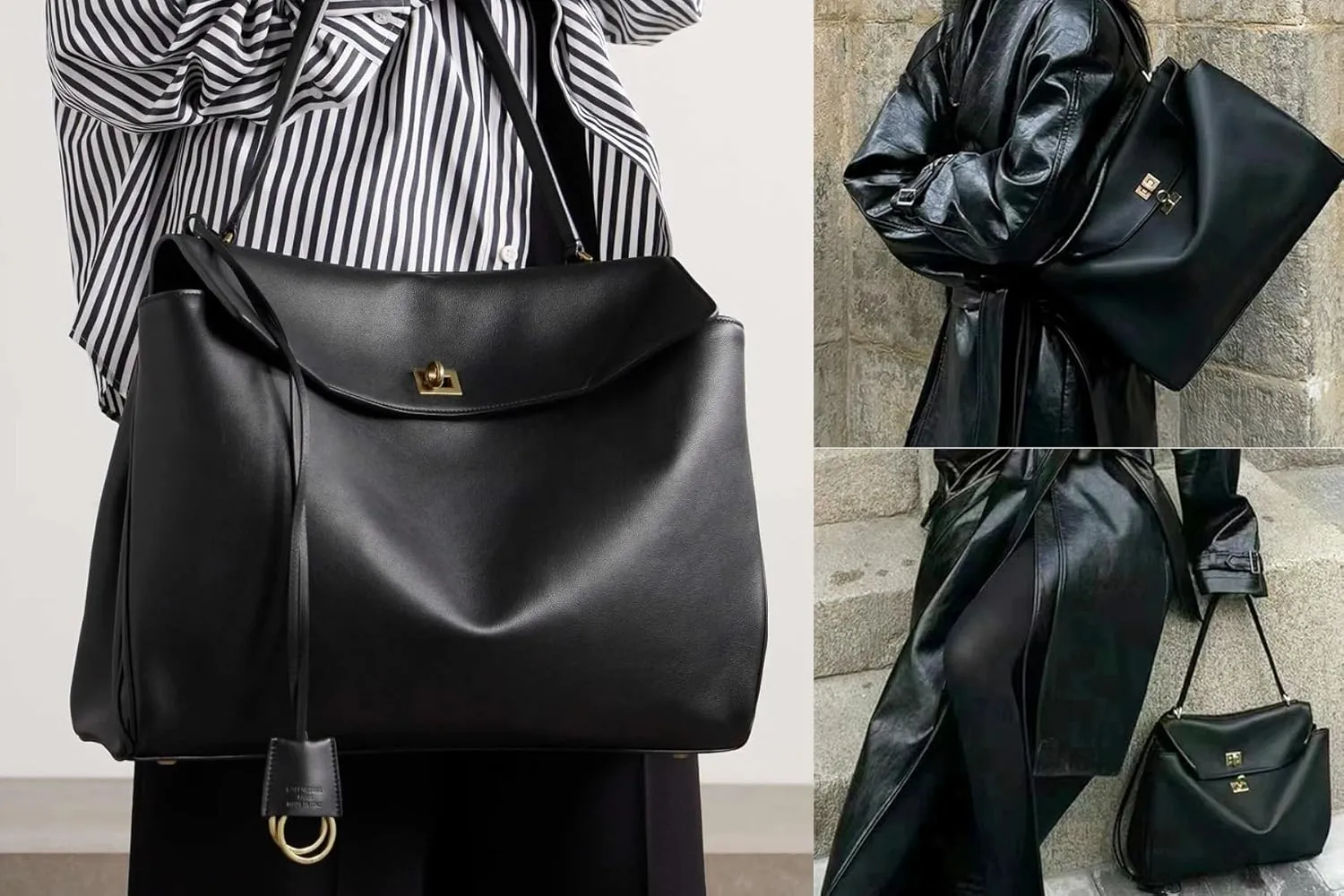 Genuine Leather Women's Shoulder Bag,Fashion Travel Bag, Retro Large Crossbody Travel Work Bag Purse