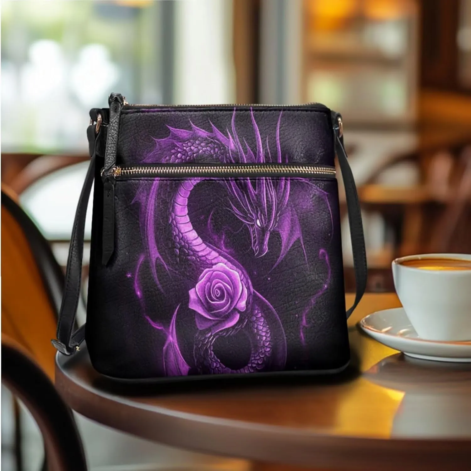GIFTPUZZ Purse and Wallet Set for Women Ladies Hobo Bag Crossbody Bags Leather Shoulder Bag Valentine's Day Gifts