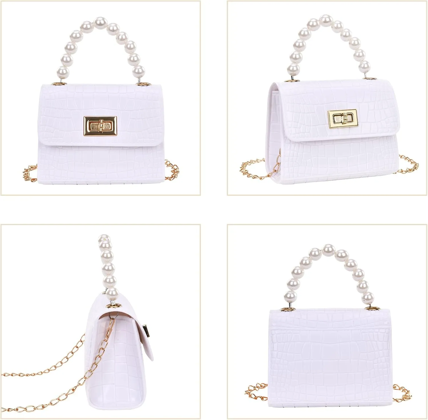 Girls Purse Little Girls Toddler Crossbody Purse Kids Shoulder Bag Princess Handbags with Sunglass