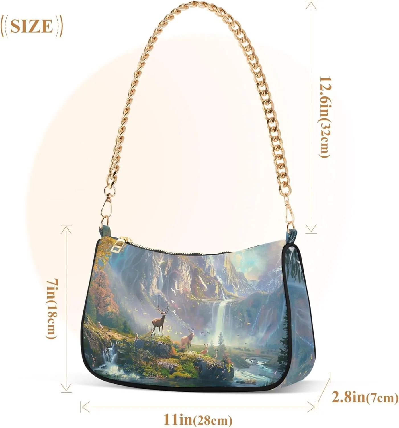 Green Blue Vintage Nautical Cute Purse Bag Hobo Evening Bag Women's Vintage Handbags Shoulder Purse