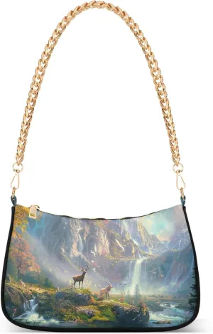 Green Blue Vintage Nautical Cute Purse Bag Hobo Evening Bag Women's Vintage Handbags Shoulder Purse