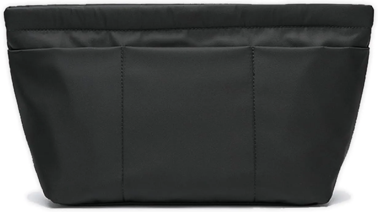 Handbag Organizer Insert Bag Tote Shaper Bag Large Purse Organizer Insert Lightweight & Durable Nylon inner bag (M, black)