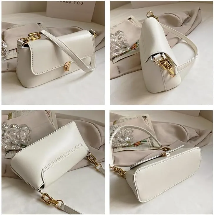Handbags for Women Elegant Leather Wallet Ladies Shoulder Bags Designer Top Handle Armpit Bag Handbag with Chain