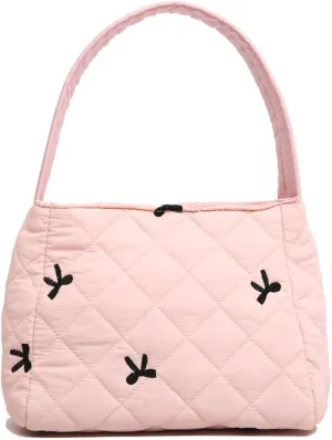 handbags for women Small tote bag cute pink bow hobo & Purse bag for Travel Work