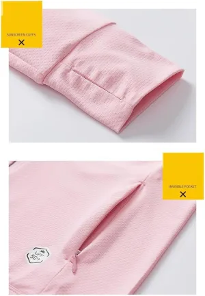 HOLLYWEED Summer Sunscreen Clothing Ladies Thin Breathable Summer UV Protection
