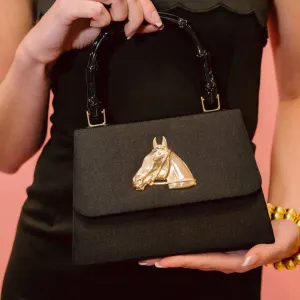 Horsehead Black Purse