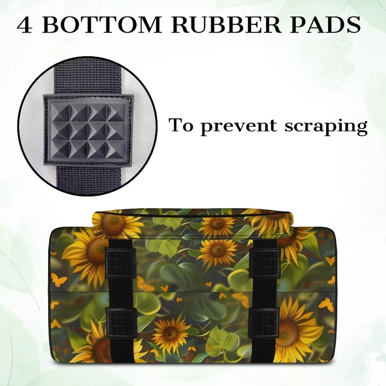 Hummingbird Sunflowers Sewing Machine Tote Bag Two Way Zipper Household Sewing Machine Handbags Portable Sewing Machine Case for Outdoor Traveling Use (Bag Only) Thanksgiving Decor