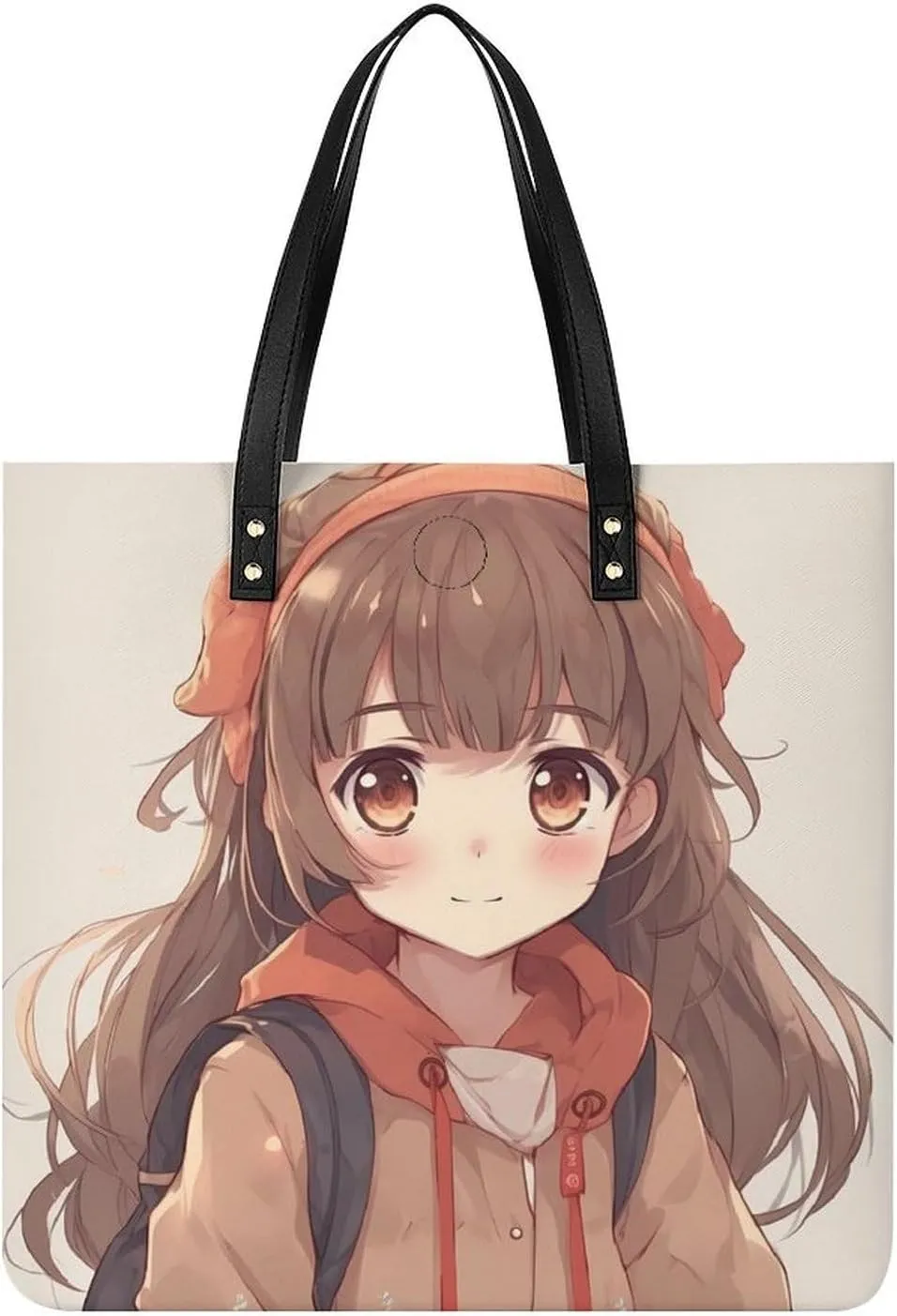 Japan Anime Tote Bag Durable Water-Resistant Handbags Lightweight Tote for Travel Work Book