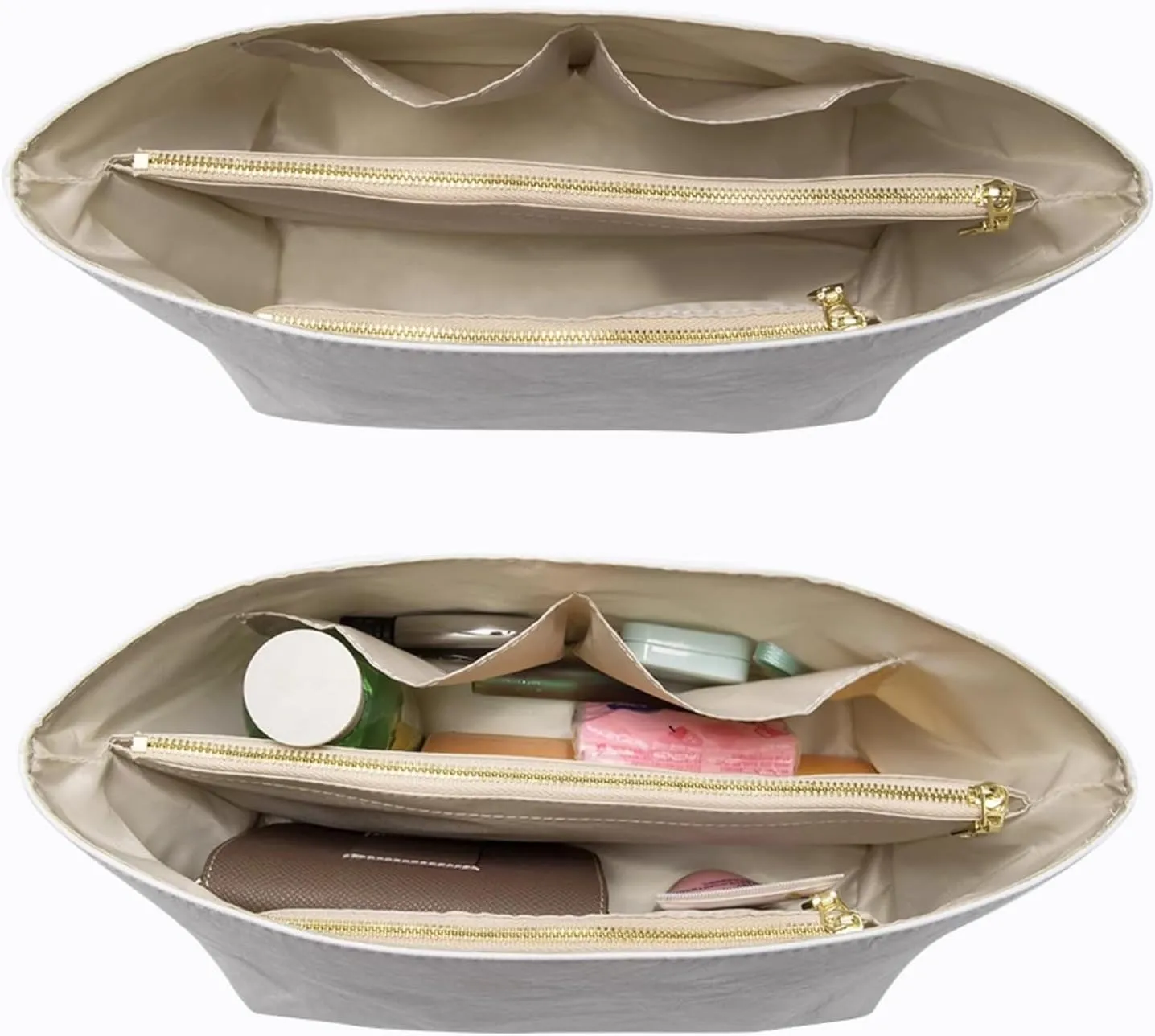 jiesinlov Purse Organizer Insert for Handbags,DuPont Paper Bag Organizers Suitable for Le Pliage Small (Waterproof-Small)