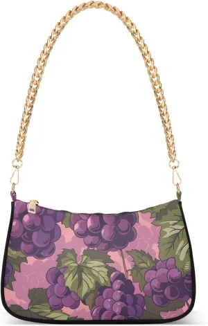 Juicy Grape Bunch Crossbody Bags for Women Tote Bag Women's Shoulder Handbags Clutch Purses for Women