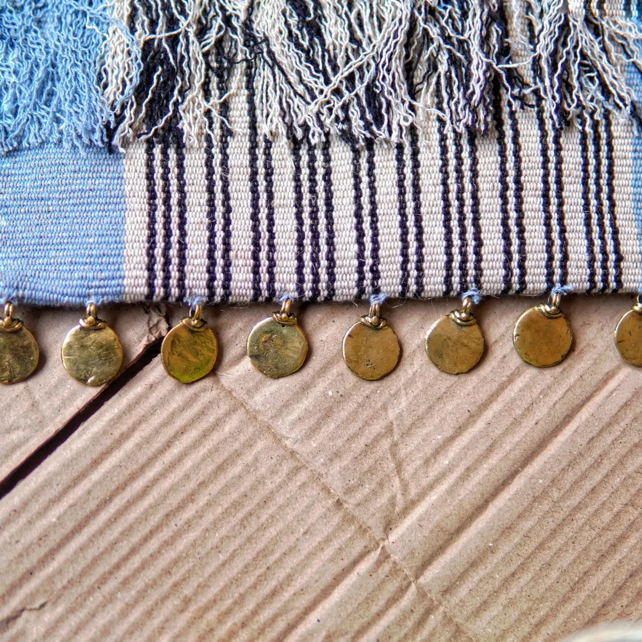 Jute & coin Handpurse