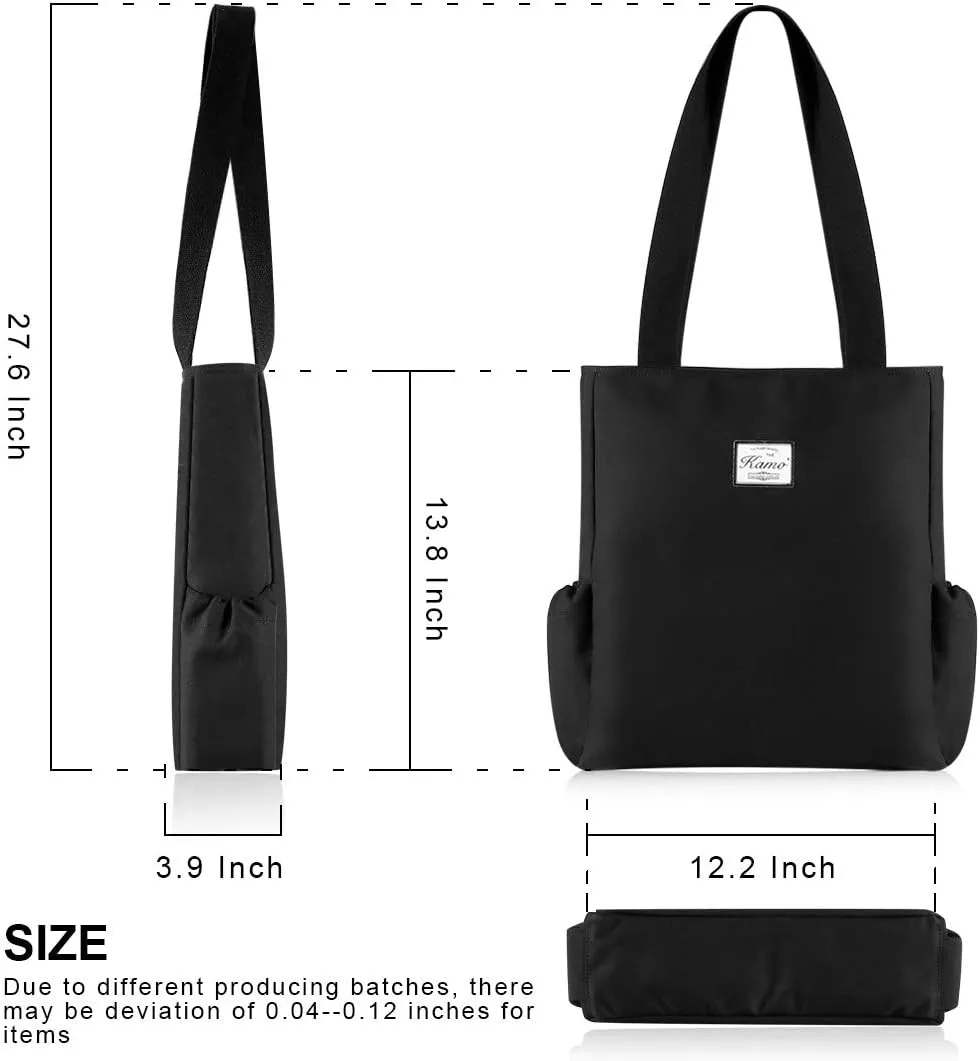 KAMO Floral Tote Bag - Waterproof Lightweight Handbags Travel Shoulder Bag for Hiking Yoga Gym Swimming Travel Beach