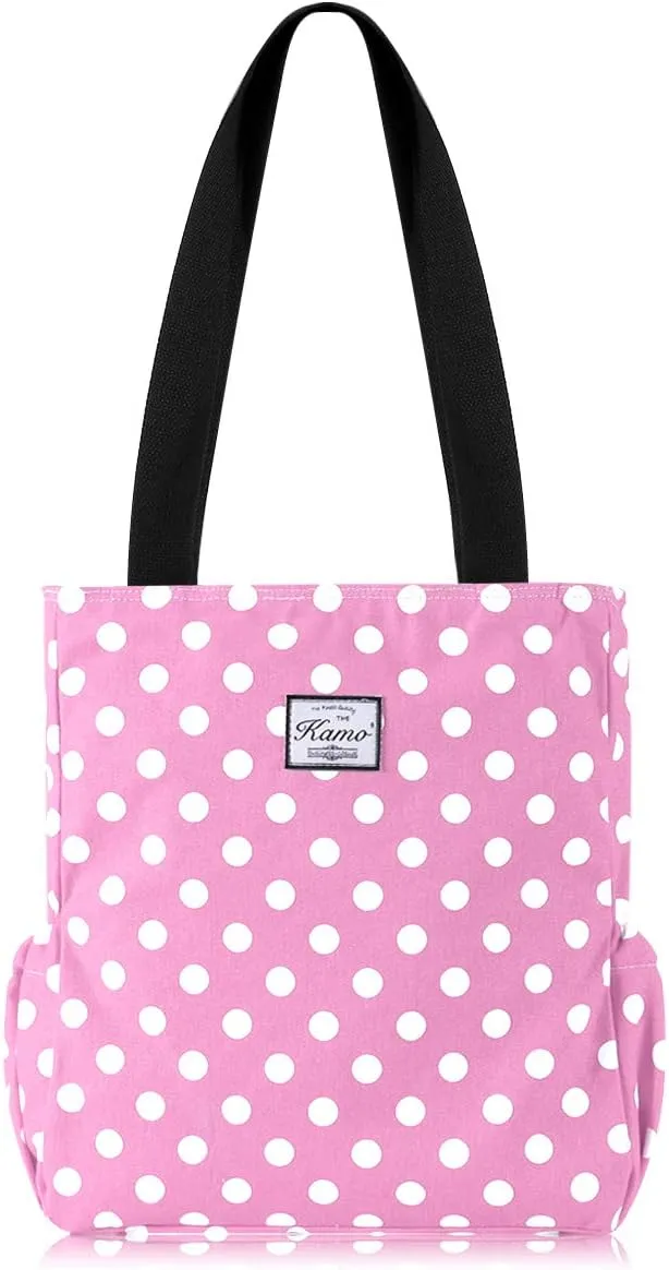 KAMO Floral Tote Bag - Waterproof Lightweight Handbags Travel Shoulder Bag for Hiking Yoga Gym Swimming Travel Beach