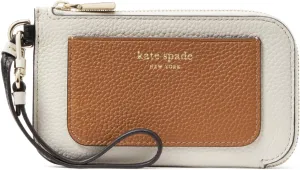 kate spade new york Ava Pebbled Leather Coin Card Case Wristlet