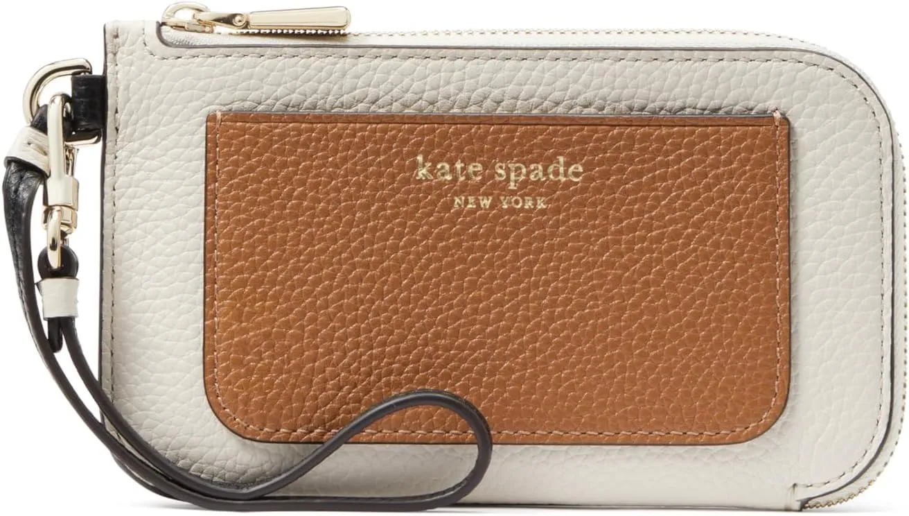 kate spade new york Ava Pebbled Leather Coin Card Case Wristlet